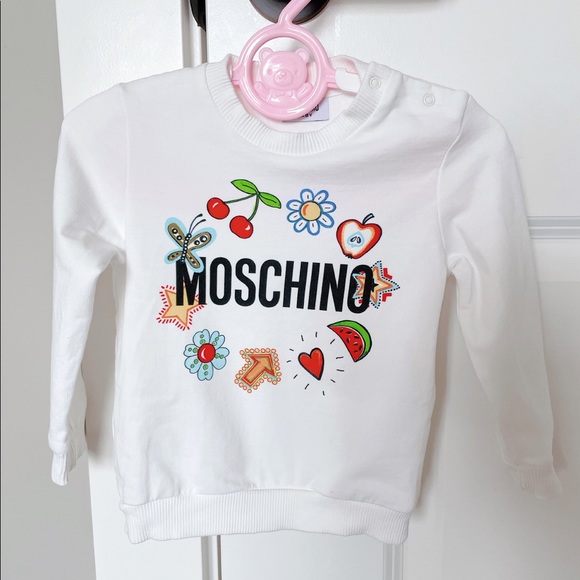 Sold 💫💫Moschino baby sweatshirt 9-12 month - Picture 1 of 5
